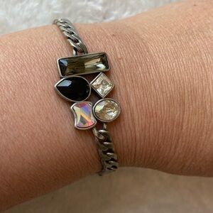 Touchstone Crystal by‎ Swarovski Chain Bracelet with Crystals